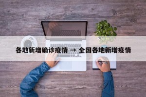 各地新增确诊疫情 → 全国各地新增疫情