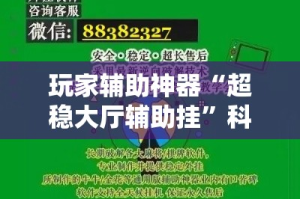 玩家辅助神器“超稳大厅辅助挂”科技辅助神器手机版