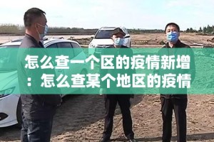 怎么查一个区的疫情新增：怎么查某个地区的疫情等级