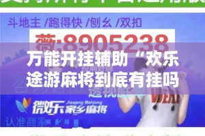 万能开挂辅助“欢乐途游麻将到底有挂吗”分享用挂教程