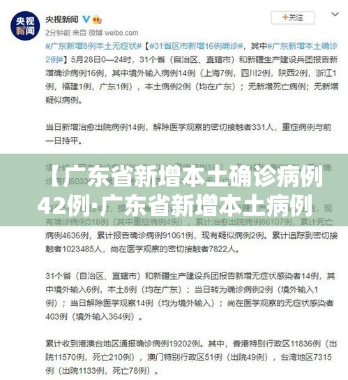 【广东省新增本土确诊病例42例·广东省新增本土病例详情】 【广东省新增本土确诊病例42例·广东省新增本土病例详情】