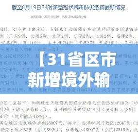 【31省区市新增境外输入13例,31省区市新增境外输入24例】 【31省区市新增境外输入13例,31省区市新增境外输入24例】