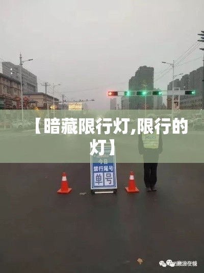 【暗藏限行灯,限行的灯】 【暗藏限行灯,限行的灯】
