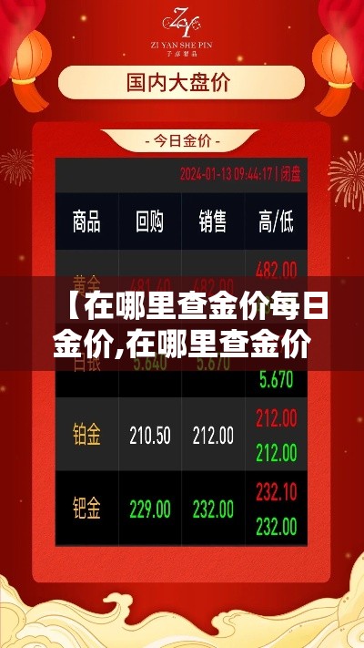 【在哪里查金价每日金价,在哪里查金价每日金价查询】 【在哪里查金价每日金价,在哪里查金价每日金价查询】
