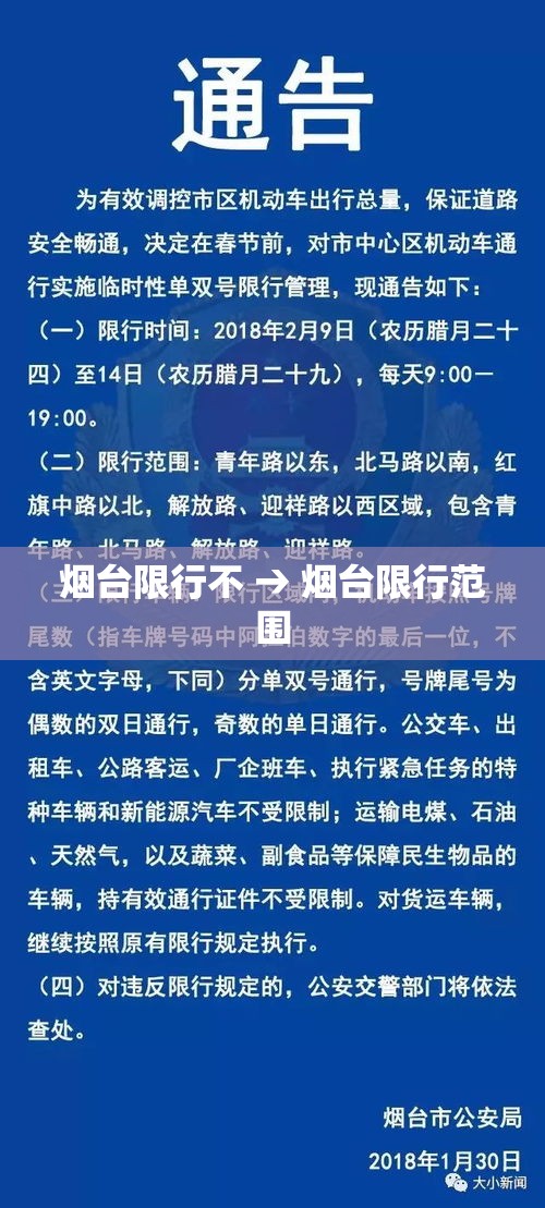 烟台限行不 → 烟台限行范围 烟台限行不 → 烟台限行范围