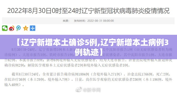 【辽宁新增本土确诊5例,辽宁新增本土病例3例轨迹】