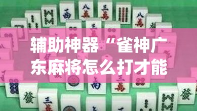 辅助神器“雀神广东麻将怎么打才能赢”专业师傅带你一起了解(确实有挂