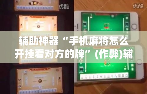 辅助神器“手机麻将怎么开挂看对方的牌”(作弊)辅助透视教程