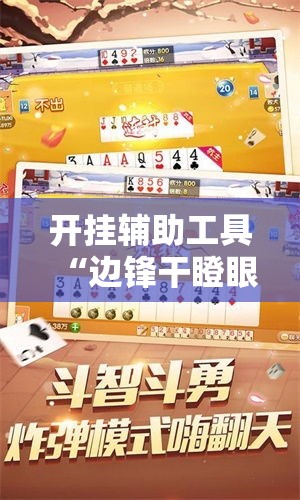 开挂辅助工具“边锋干瞪眼可以开挂吗”科技辅助神器手机版