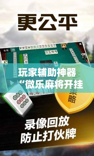 玩家辅助神器“微乐麻将开挂免费版”分享用挂教程