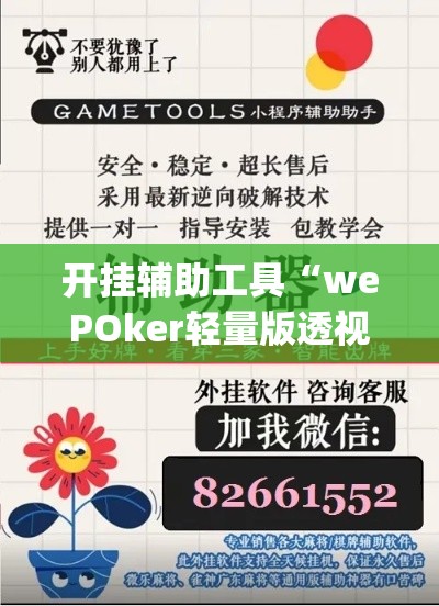 开挂辅助工具“wePOker轻量版透视挂方法”(作弊)辅助透视教程