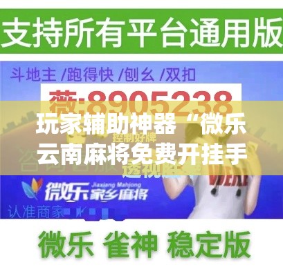 玩家辅助神器“微乐云南麻将免费开挂手机版”(作弊)辅助透视教程