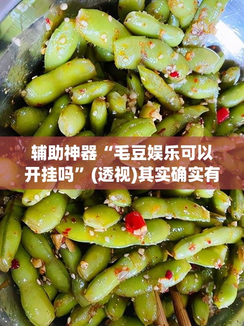 辅助神器“毛豆娱乐可以开挂吗”(透视)其实确实有挂