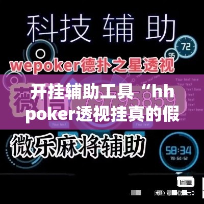 开挂辅助工具“hhpoker透视挂真的假的	”专业师傅带你一起了解(确实有挂