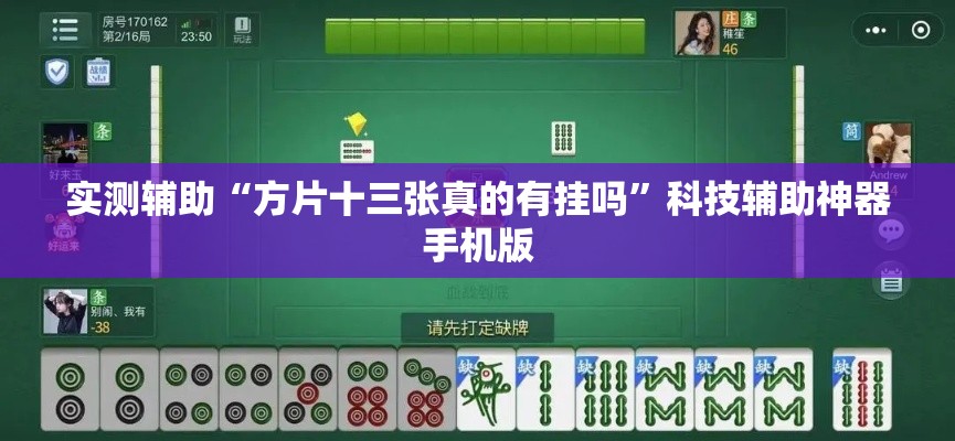 实测辅助“方片十三张真的有挂吗”科技辅助神器手机版