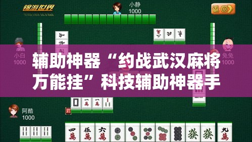 辅助神器“约战武汉麻将万能挂”科技辅助神器手机版