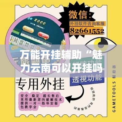 万能开挂辅助“魅力云南可以开挂吗有挂	”专业师傅带你一起了解(确实有挂