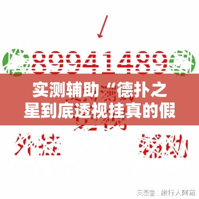 实测辅助“德扑之星到底透视挂真的假的	”分享用挂教程