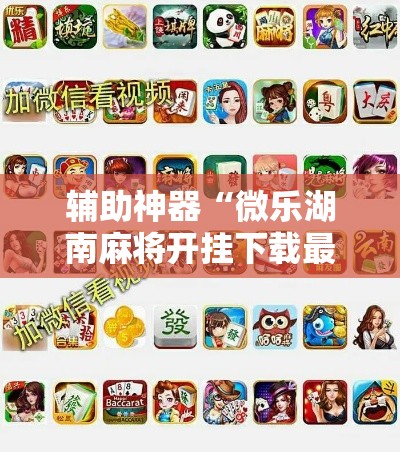 辅助神器“微乐湖南麻将开挂下载最新版	”分享用挂教程