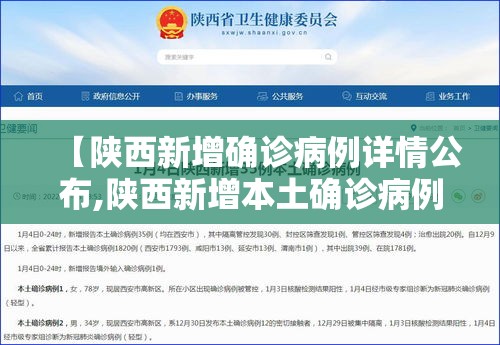 【陕西新增确诊病例详情公布,陕西新增本土确诊病例详情】